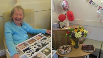90th birthday celebrations at Gloucestershire care home